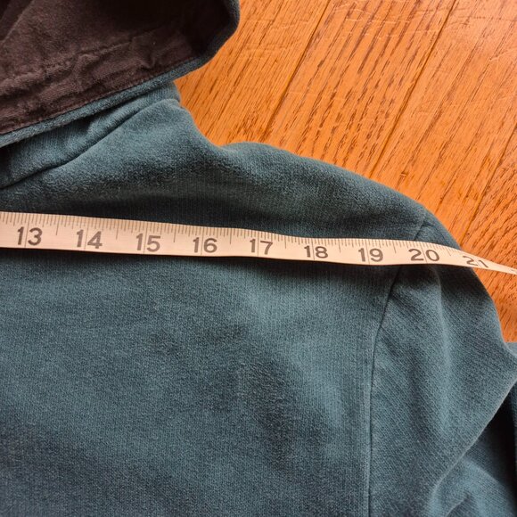 Kolby Relaxed Fit Hoodie Teal Size Large - Picture 7 of 10